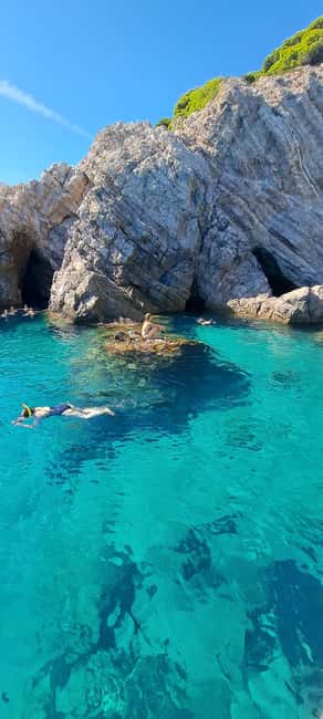 Blue Cave-Green caves-Lopud Sandy beach - tour with drink - Meeting point, guide, and practical preparation