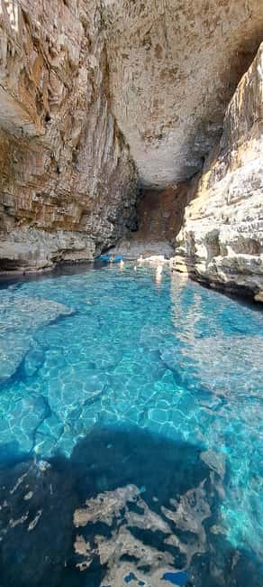 Blue Cave-Green caves-Lopud Sandy beach - tour with drink - What the speedboat adds to the experience