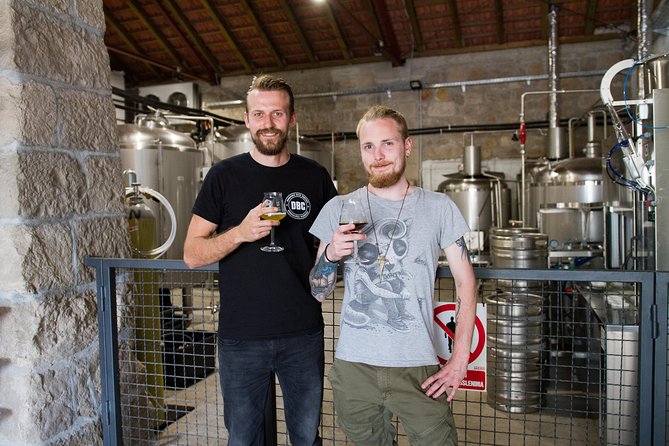 Brewery Tour with Food included - A small setting with a personal feel