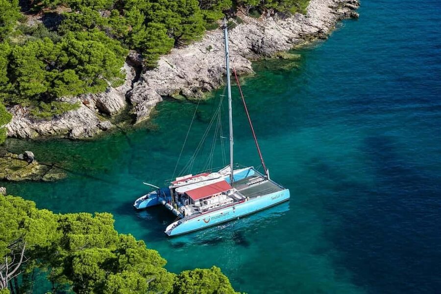 Dubrovnik: Best of the Elaphites by Catamaran - Šipan from 10:45: old churches and noble villas