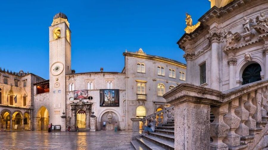 Dubrovnik: City Walls Private Guided Walking Tour - Seeing St. Saviours Church from above
