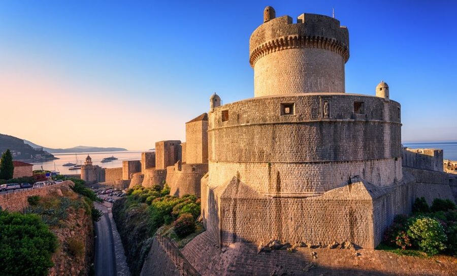 Dubrovnik City Walls Walking Tour - Bokar Fortress and the sea-facing ramparts