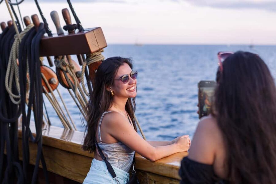 Dubrovnik: Galleon Sunset Cruise with a Live Guide & Drink - Seating, boarding, and comfort