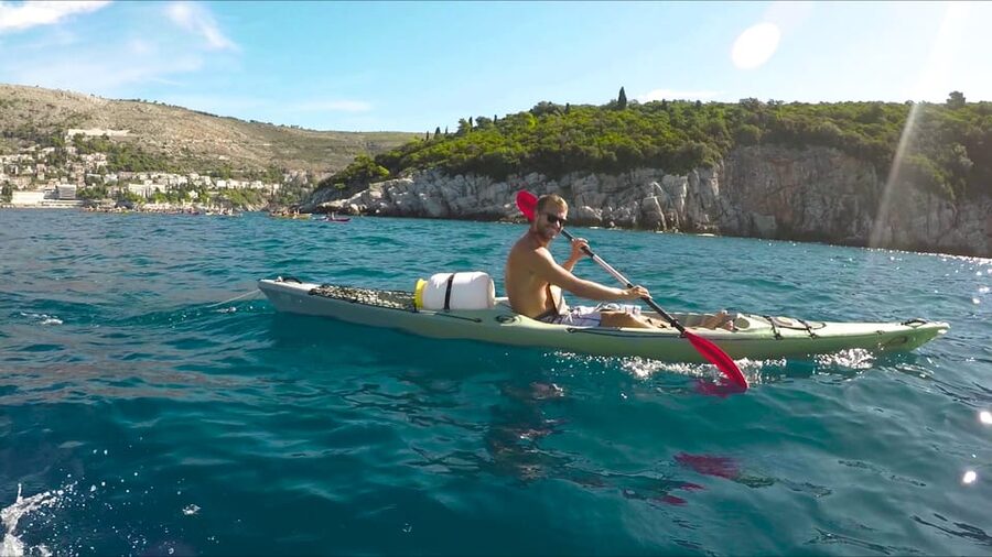 Dubrovnik: Guided Sea Kayaking and Snorkeling Tour - The return past the port and Pile Bay