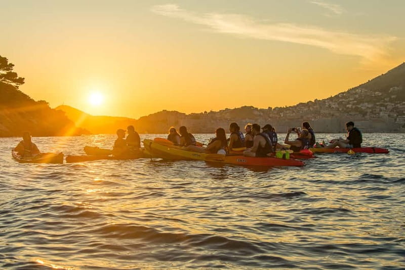 Dubrovnik: Guided Sunset Sea Kayaking with Snacks and Wine - The final paddle back to Pile Gate