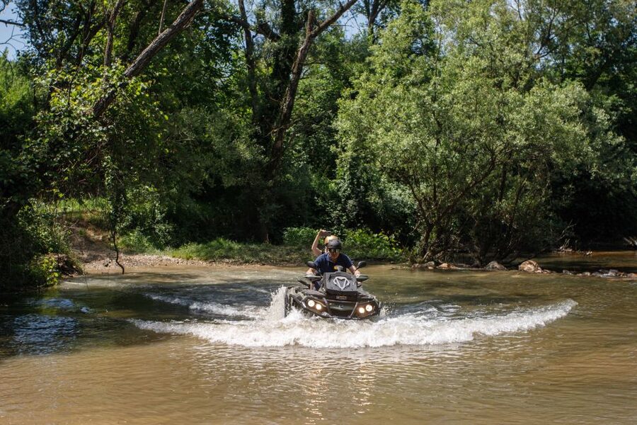 Dubrovnik: Kojan Koral ATV Quad Safari with transport - The first 75 minutes: fields, wetlands, and the Ljuta River