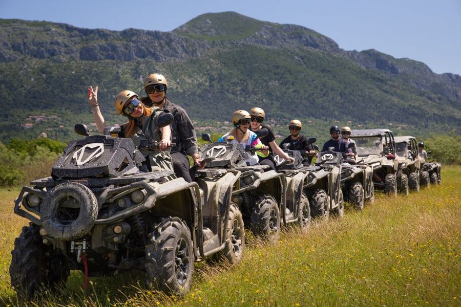 Dubrovnik: Kojan Koral ATV Quad Safari with transport - The second ride brings rocks and sea views
