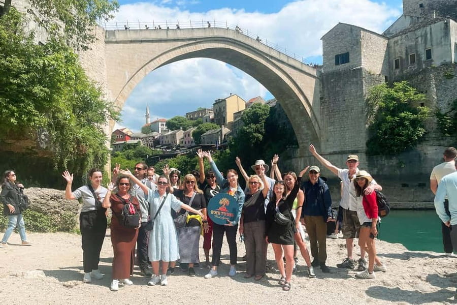 Dubrovnik: Mostar & Kravica Waterfalls Day Trip - Kravica Waterfalls: a beautiful but brief change of pace