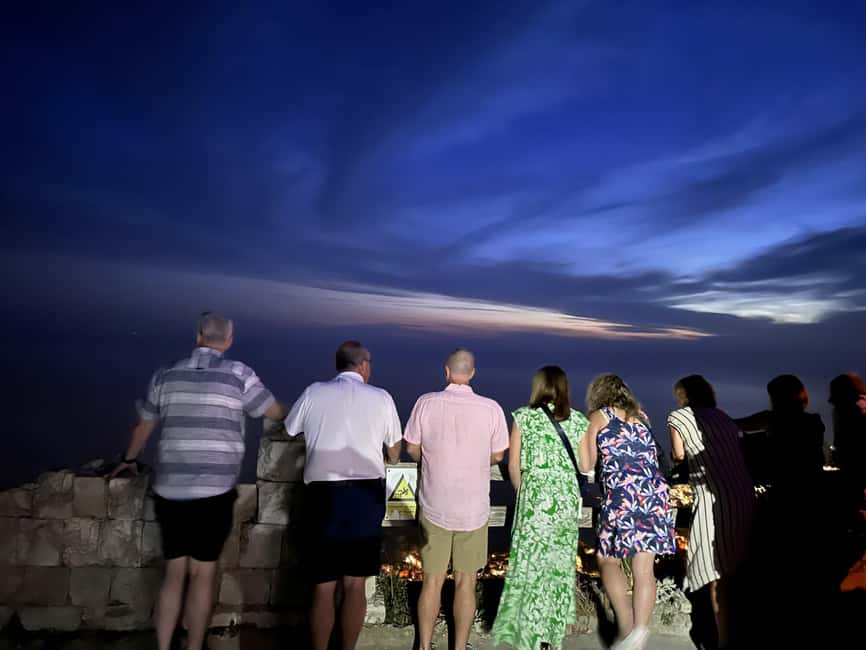Dubrovnik Night Drive: Lights of the Adriatic - The wine finish and what is officially included
