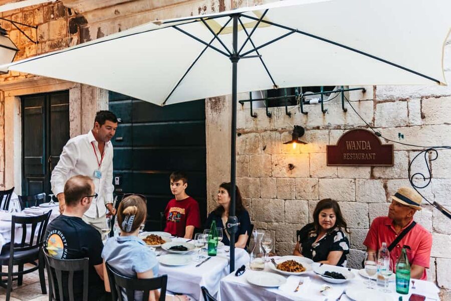 Dubrovnik: Old Town Food Tour - Croatian wine gets proper time at the table