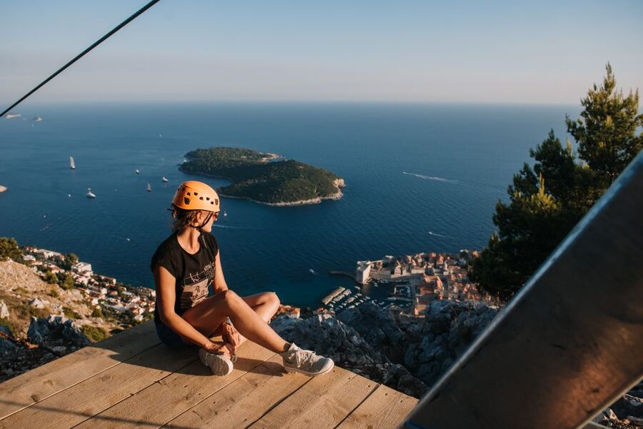 Dubrovnik: Panorama Zipline Tour - Four runs with Dubrovnik below you