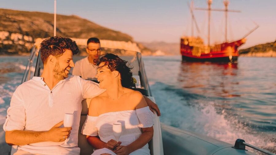 Dubrovnik: Private Boat Cruise at Sunset with Champagne - The Lazarettos and the story of quarantine