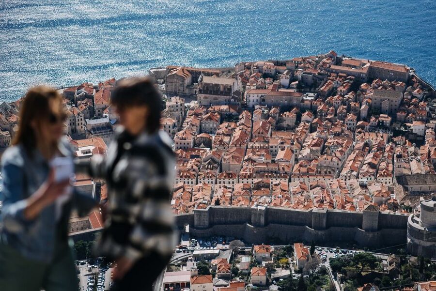 Dubrovnik: Private Panoramic Half-Day Buggy Tour with Brunch - The Zaton viewpoint and the sea below