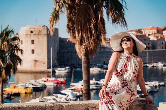 Dubrovnik Private Photoshoot with Local Professional Photographer - West Harbour brings in the sea