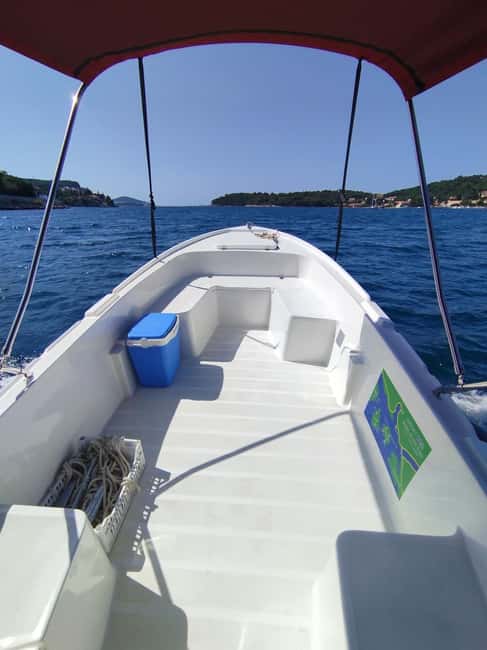 Dubrovnik: Rent a fun and easy to use boat without license - Lopud and Šunj Beach for Sand and Swimming
