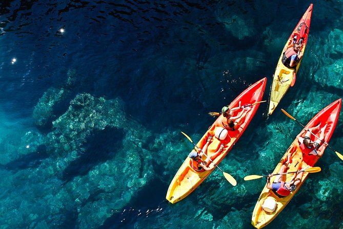 Dubrovnik: Sea Kayaking & Snorkeling Tour - Betina Cave and the pebbly swimming stop