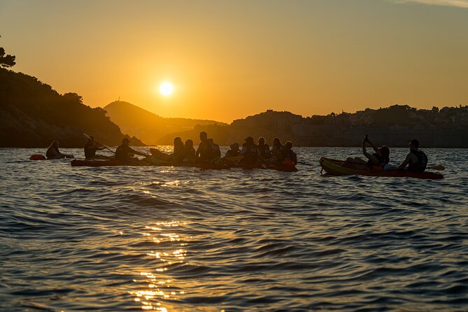 Dubrovnik Sea Kayaking Sunset Paddle - Betina Cave, swimming, and a rough climb