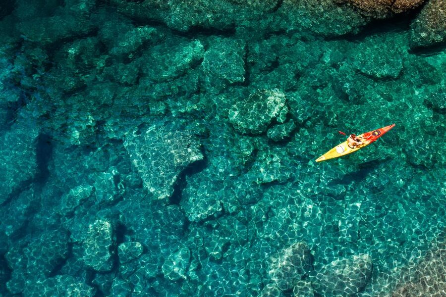 Dubrovnik: Sea Kayaking Tour - The return paddle and the city from offshore