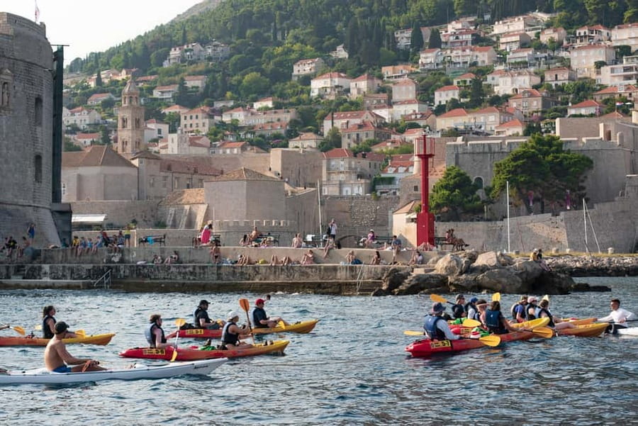 Dubrovnik: Sea Kayaking Tour - The first 50 minutes: Pile Bay, city walls, and Lokrum