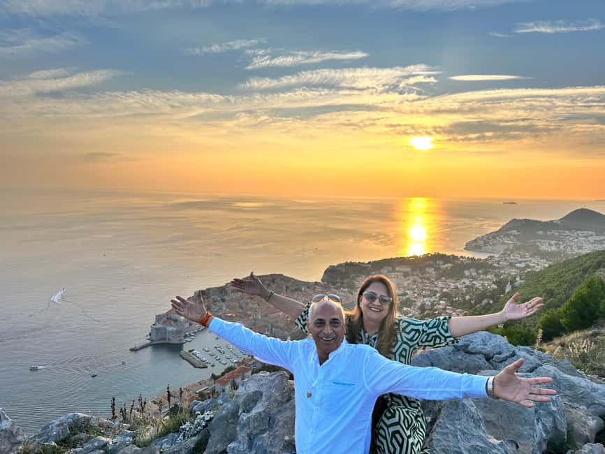 Dubrovnik Sunset Mountain Tour With Wine - The Dubrovnik Bridge stop sets the scene