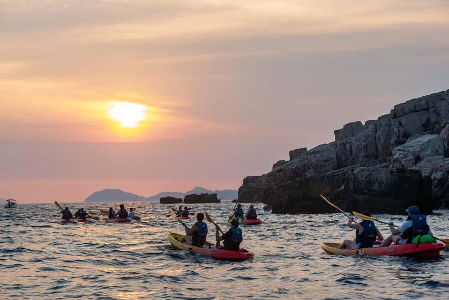 Dubrovnik: Sunset Sea Kayaking Tour - Betina Cave, the main swimming stop