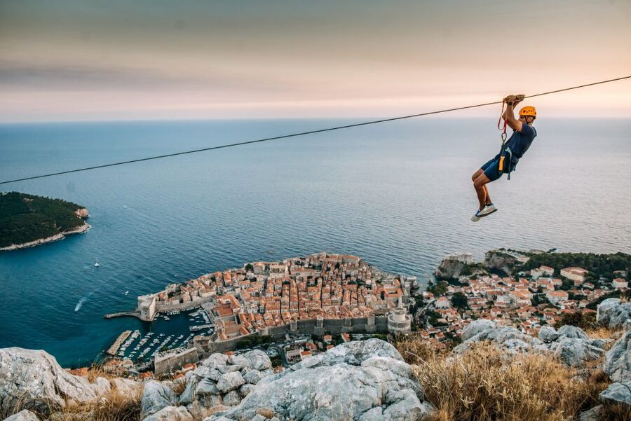 Dubrovnik: Sunset Zip Line Experience Followed by Wine - Starting near Ilijina glavica