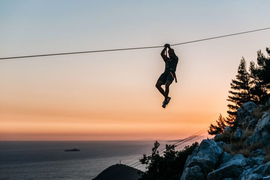 Dubrovnik: Sunset Zip Line Experience Followed by Wine - What $70 actually gets you