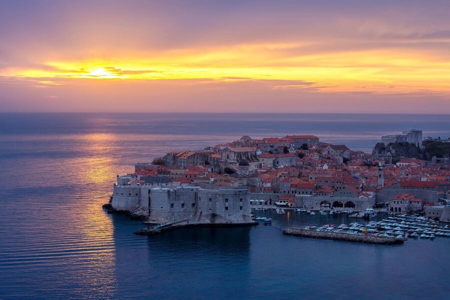 From Dubrovnik: Golden Hour Sunset Cruise with Free Drinks - Meeting MARINERO excursions at Old Town Harbor