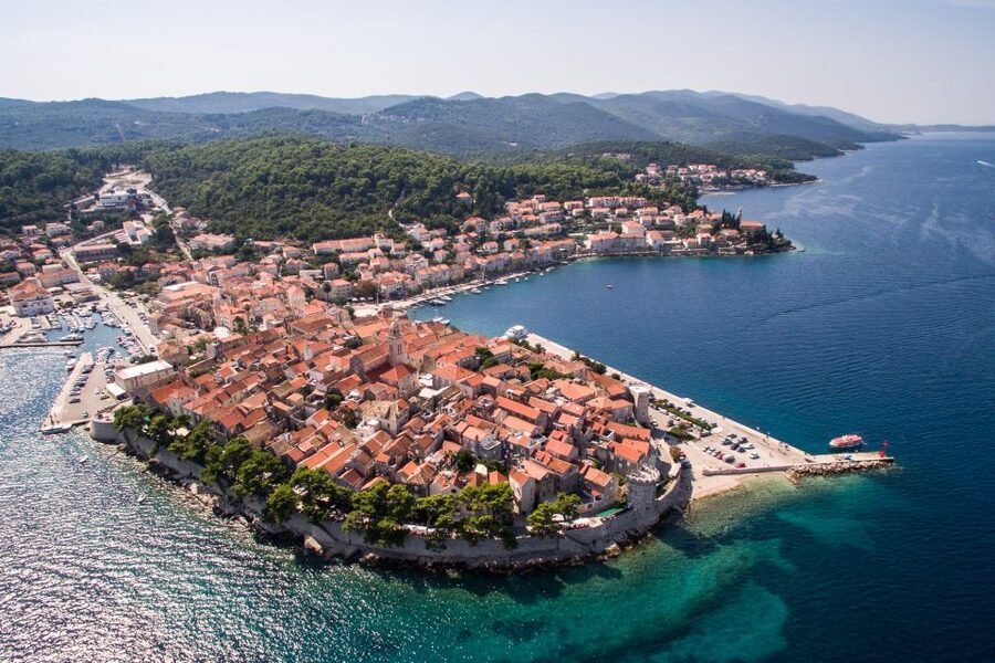 From Dubrovnik: Island of Korčula with wine tasting - Seeing Korčula Old Town and the Marco Polo connection