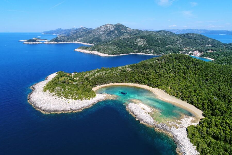 From Dubrovnik: Mljet National Park & Elaphiti Islands Trip - Mljet National Park and its salt-water lakes