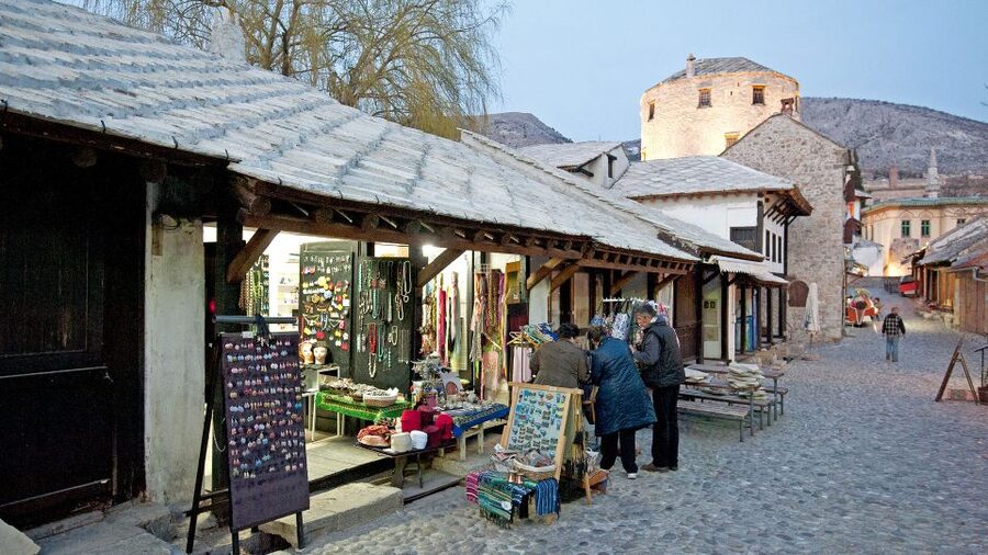 From Dubrovnik to Mostar and Kravice waterfalls - Three hours in Mostar: guided sights and room to wander