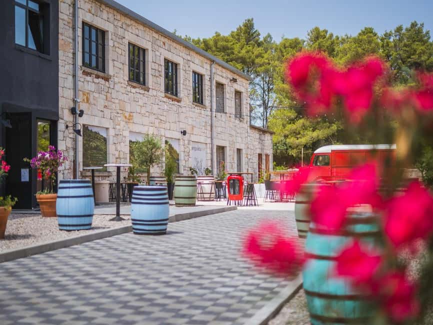 From Korcula Town: Local Wine & Sightseeing Half-Day Tour - First winery: a family welcome and local character
