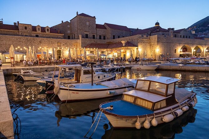 Golden hour SUNSET CRUISE from Dubrovnik Old Town - The first 30 minutes: Dubrovnik’s walls from offshore