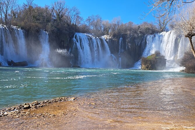 Group Full Day Tour Mostar & Kravica waterfalls from Dubrovnik - Kriva Cuprija gives you a quieter bridge view