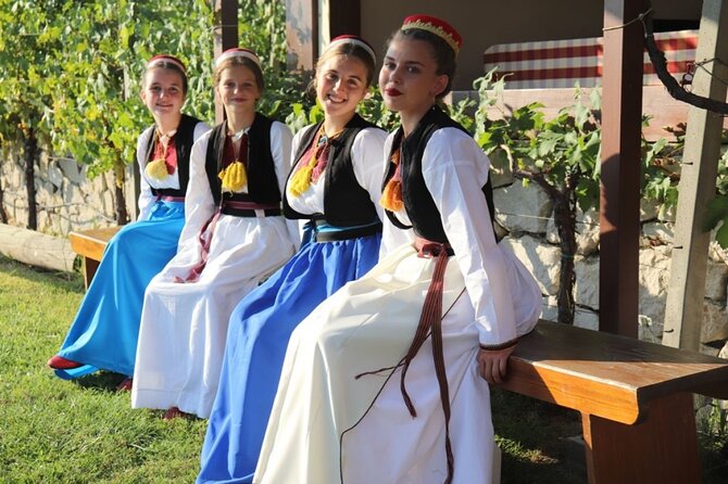 Konavle Gastro Tour From Dubrovnik - Wine, olive oil, ham, and cheese at Brajkovic