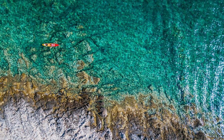 Korcula Archipelago Kayak Tour - Setting out with professional guidance