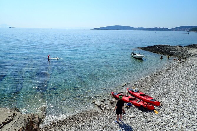 Korcula Island Private Sea Kayaking Tour with lunch - Swimming, snorkeling, and sea life