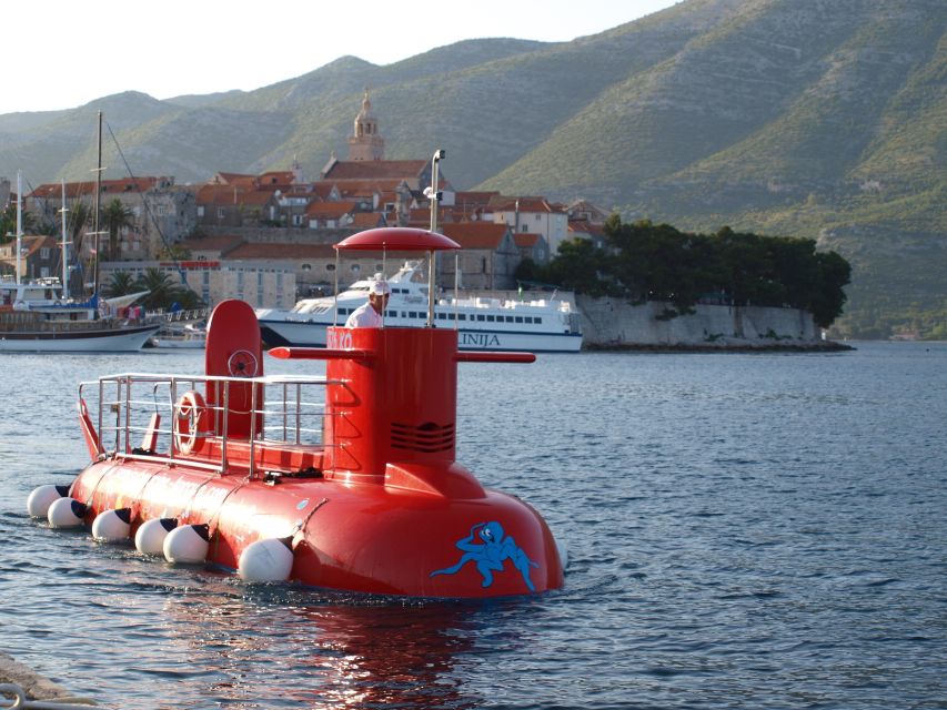 Korcula: Semi-Submarine Tour - The Last 15 Minutes Across Open Water