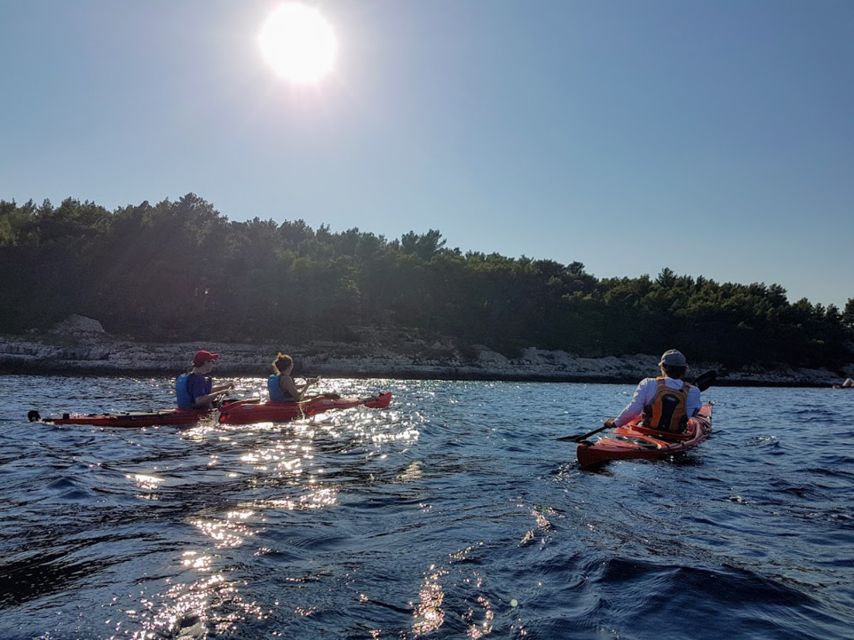 Lumbarda - Sunset Kayak Tour with a Picnic - Wine and Sweets - The monastery island and its wild deer