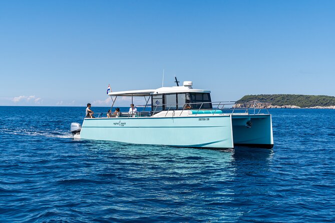 Luxury Blue Cave and Elaphiti Islands Small Group Tour - The catamaran is the tour’s quiet luxury