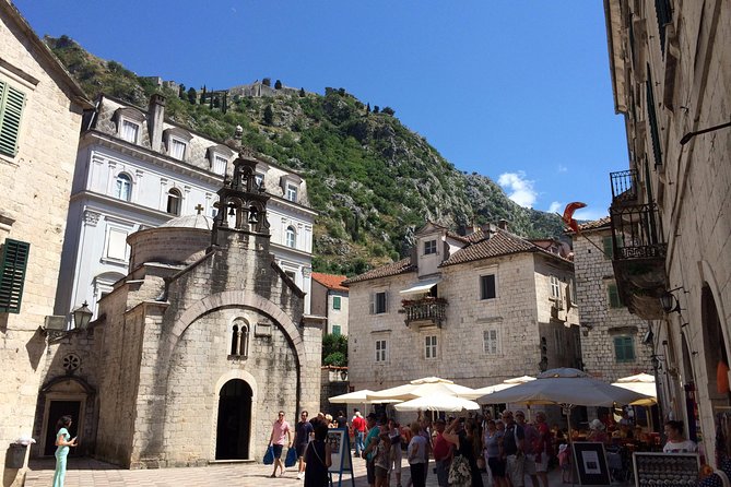 Montenegro private daytrip from Dubrovnik, Perast, Bay of Kotor - Churches, the Maritime Museum, and the market