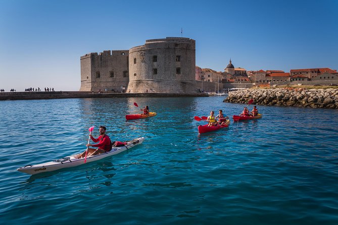 Morning and Day Tours - Sea Kayaking & Snorkelling Dubrovnik - Lovrjenac Fort and the city walls from sea level