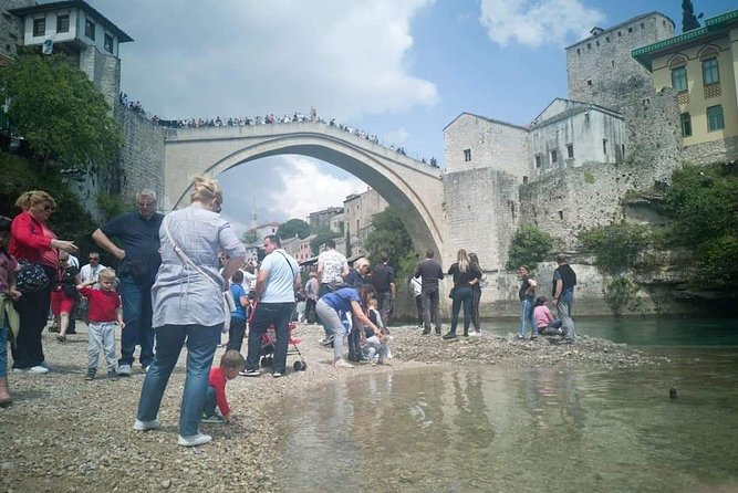 Mostar and Kravice Waterfalls day tour with local guide - The Old Bridge, Crooked Bridge, and Sahat Tower