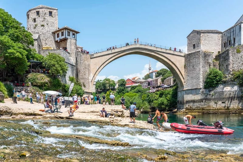 Mostar & Kravice Waterfalls: Guided Day Trip from Dubrovnik - Kravice Waterfalls: one hour of green water and stone