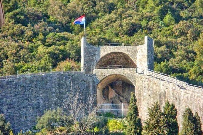 Pelješac Wine, Beach and Lunch - Relaxing Tour from Dubrovnik - The Dingač tunnel and steep vineyard slopes