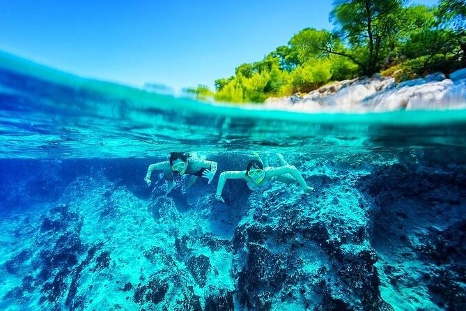 Private Boat Tour-Elafiti islands,Blue and green cave,Sandy Beach - Lopud and Šunj Beach: the easy swimming stop