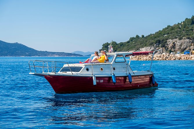 Private boat tour- explore the islands, find hidden caves and try snorkelling - Koločep and the Blue Cave swimming stop