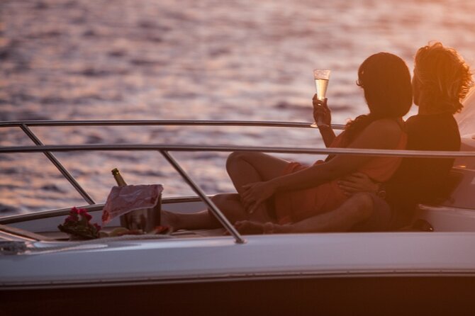 Private Dubrovnik Champagne Sunset Cruise - Leaving Gruž Harbour before sunset