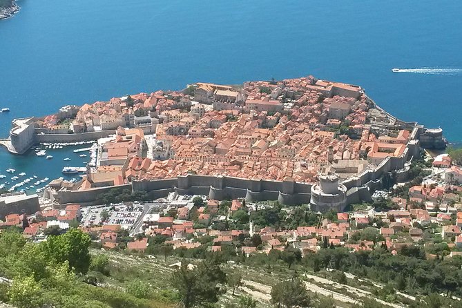 Private Dubrovnik panoramic sightseeing tour - cable car view - Sunset Can Make the Short Tour Better