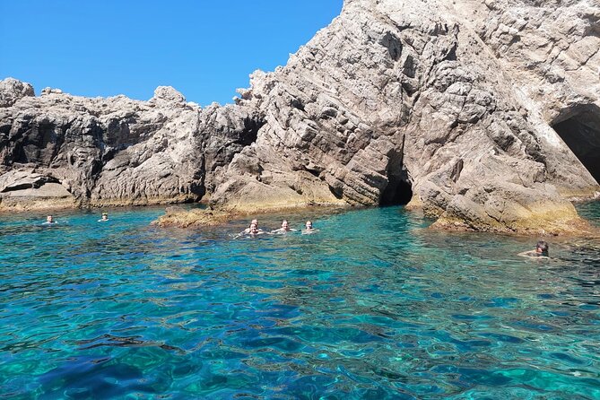 Private luxury speedboat tour-Islands, caves, beaches, snorkeling - Lopud offers churches, a monastery, and a walk